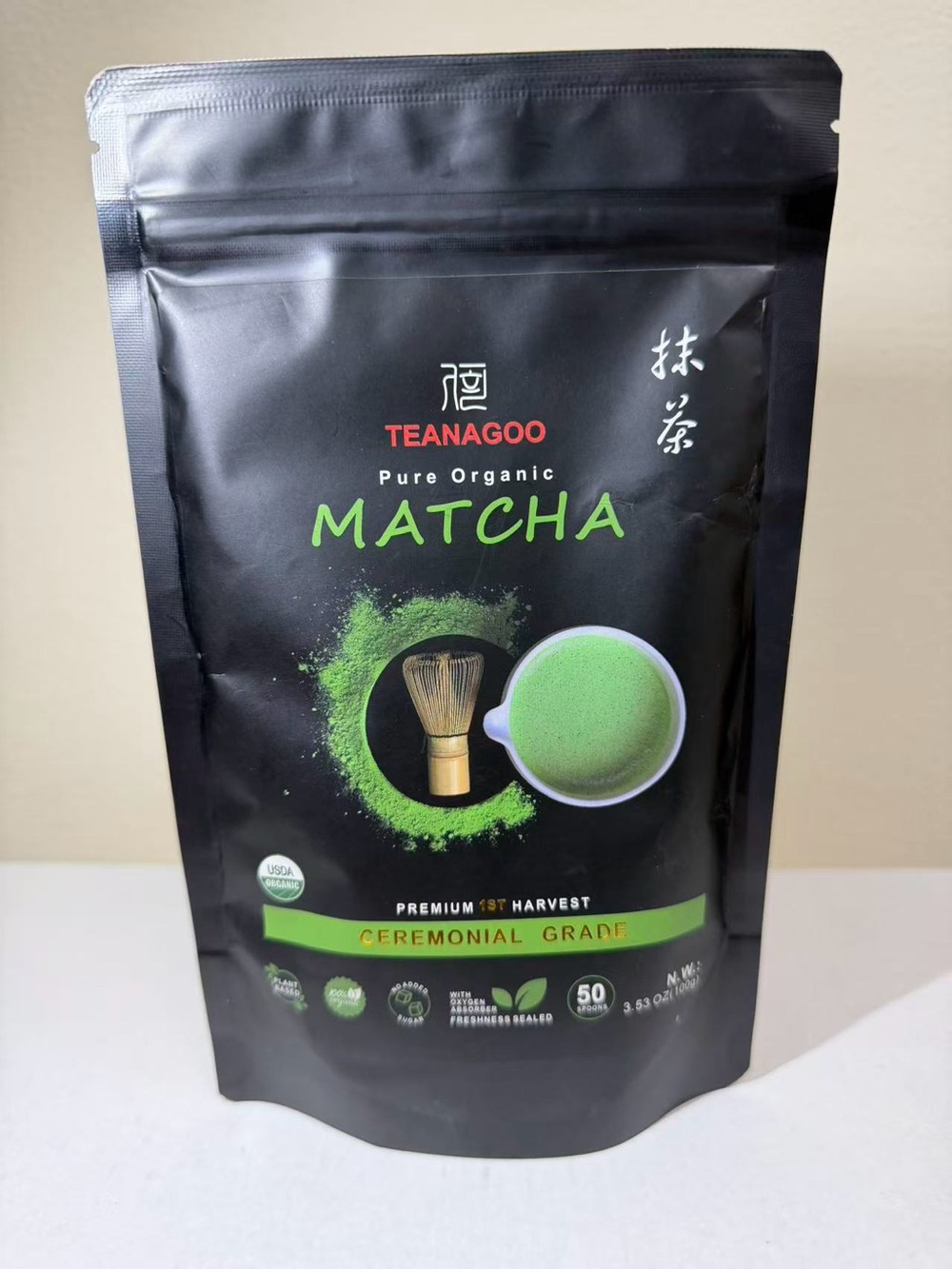 TEANAGOO Pure Organic Matcha Powder - pack of 2